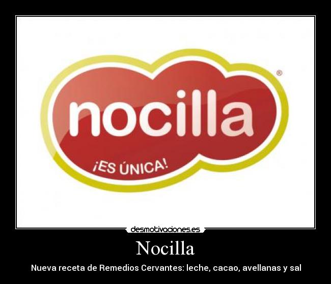 Nocilla - Nueva receta de Remedios Cervantes: leche, cacao, avellanas y sal