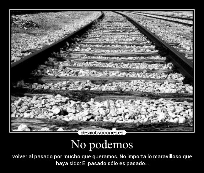 No podemos -