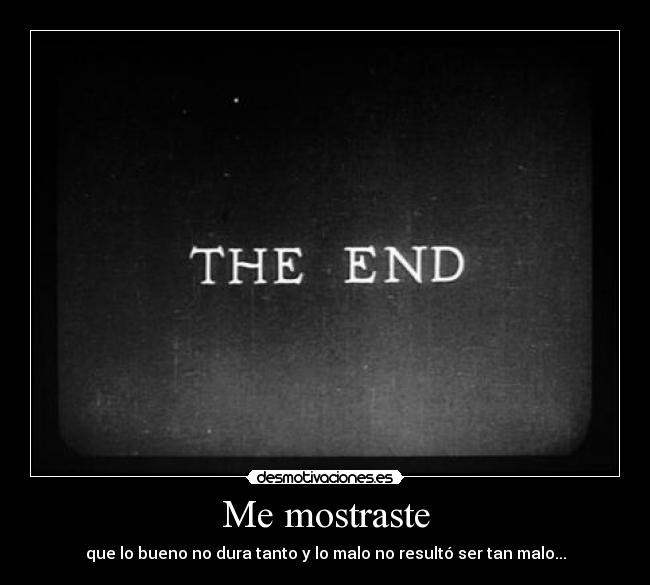 Me mostraste - 