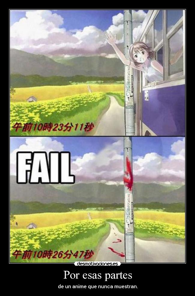 Por esas partes - de un anime que nunca muestran.