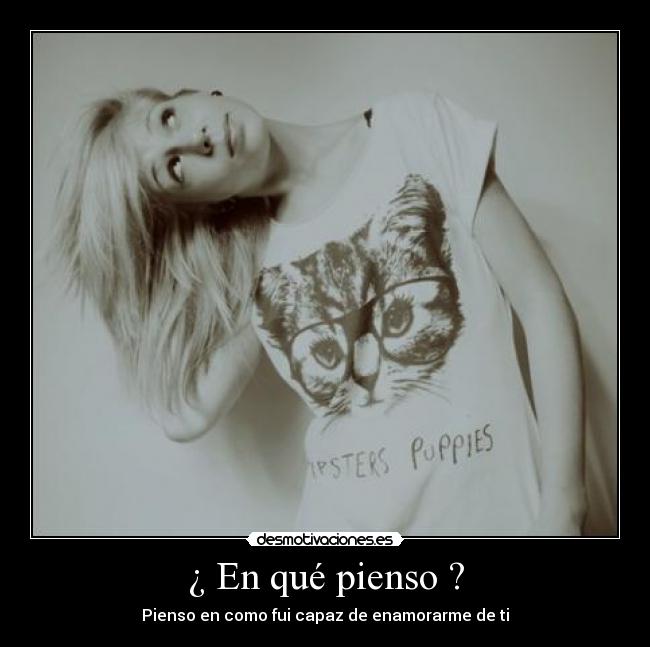 ¿ En qué pienso ? - 