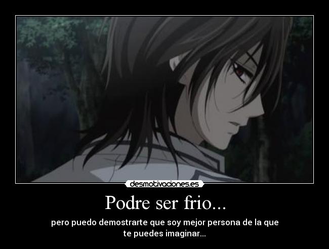 carteles vampire knight kaname echos reales desmotivaciones