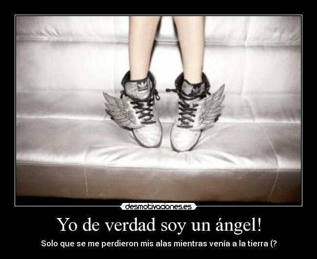 carteles angel zapatillas tierra alas verdad perder desmotivaciones