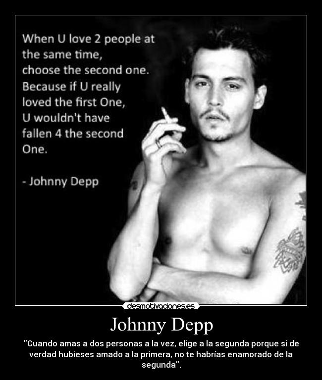 carteles johnny depp amor desmotivaciones