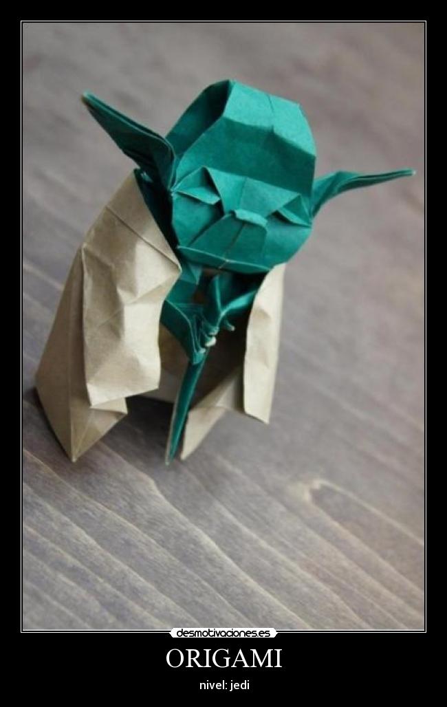 ORIGAMI - nivel: jedi