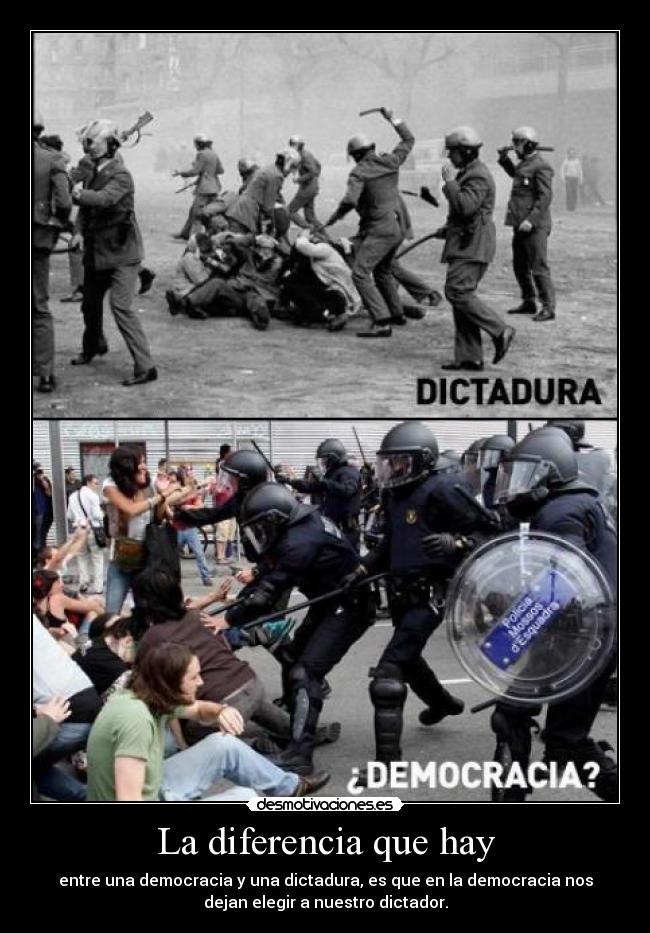 La diferencia que hay -
