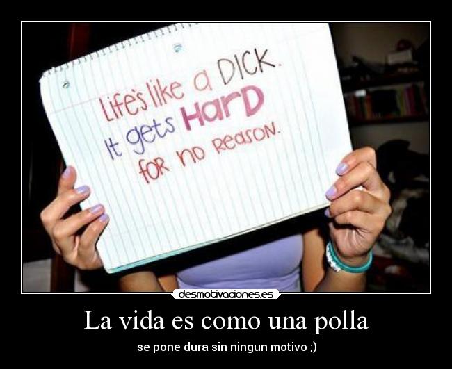 carteles vida life like dick nayra desmotivaciones