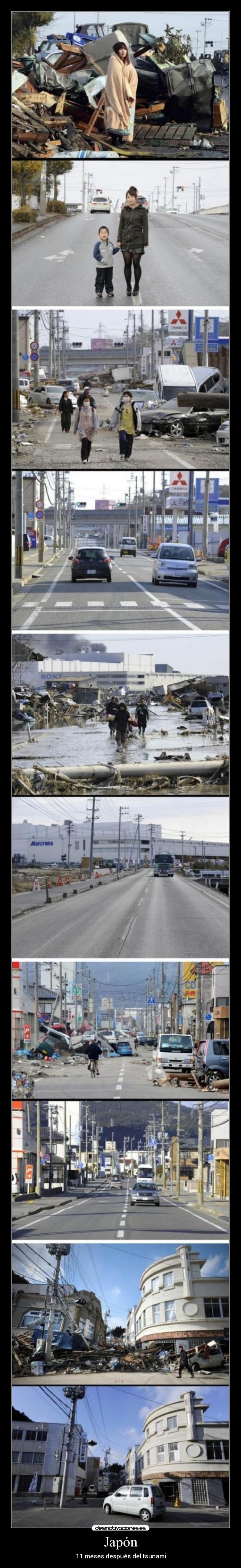 Japón - 11 meses después del tsunami