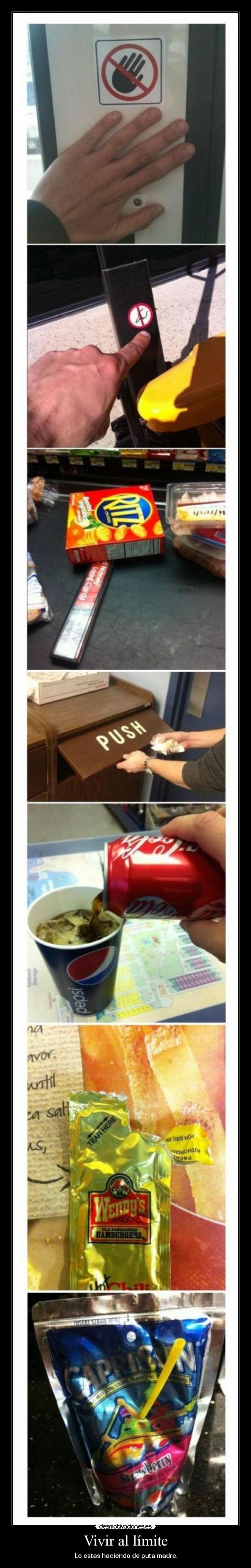 Vivir al límite - Lo estas haciendo de puta madre.