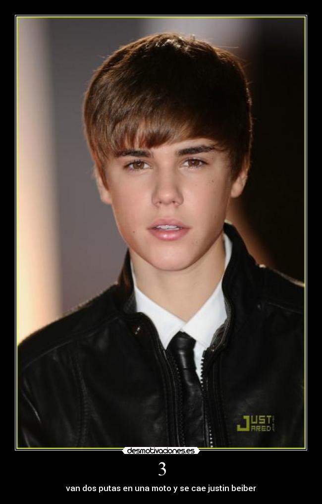 3 - van dos putas en una moto y se cae justin beiber