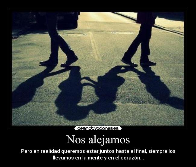 Nos alejamos - 