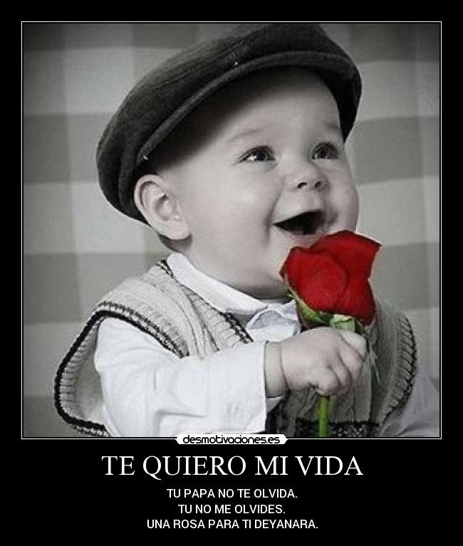 TE QUIERO MI VIDA Desmotivaciones