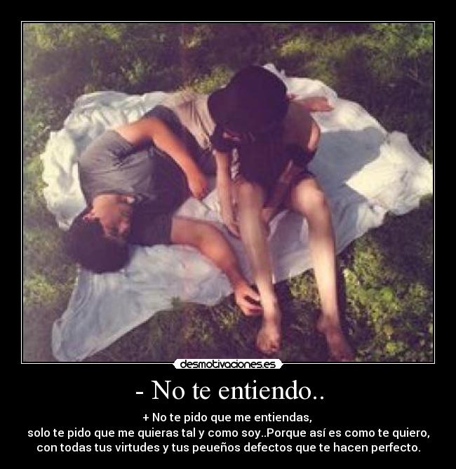 - No te entiendo.. - 