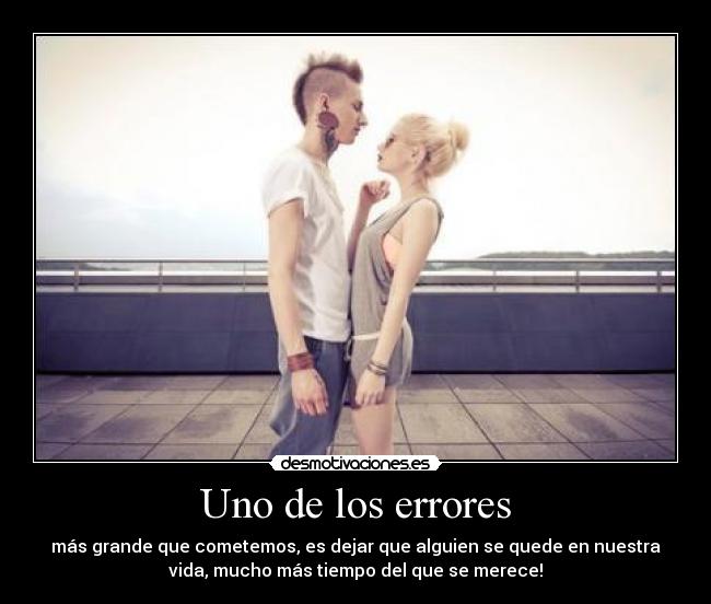 Uno de los errores - 