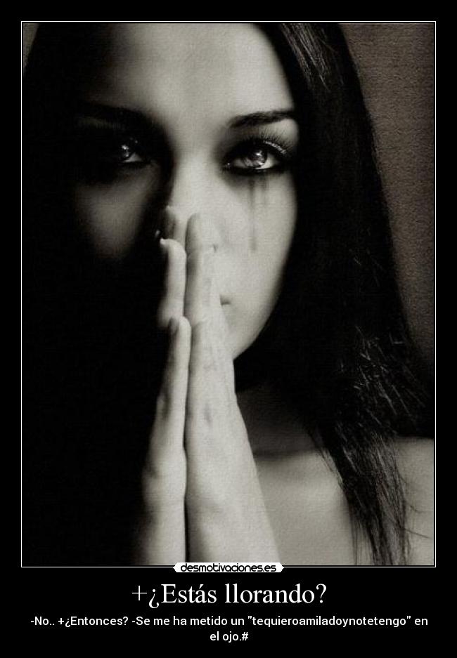 carteles llorar querer desmotivaciones