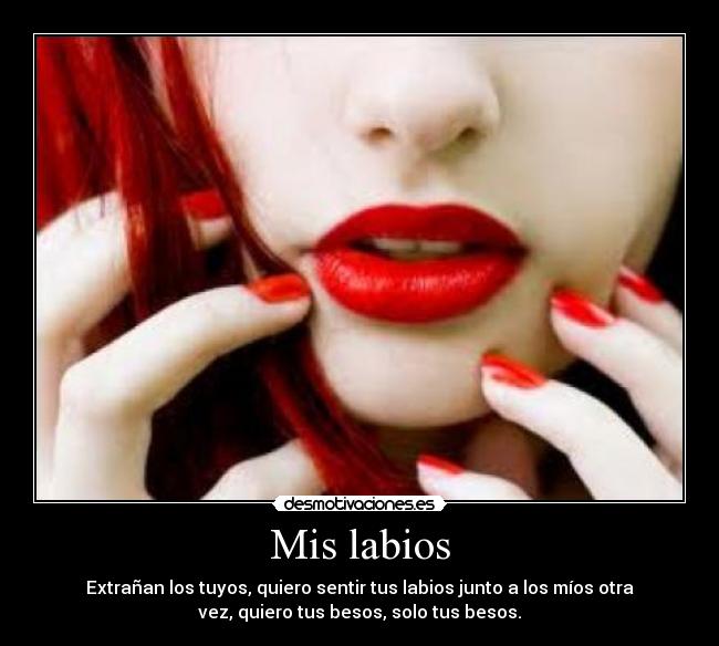 Mis labios -