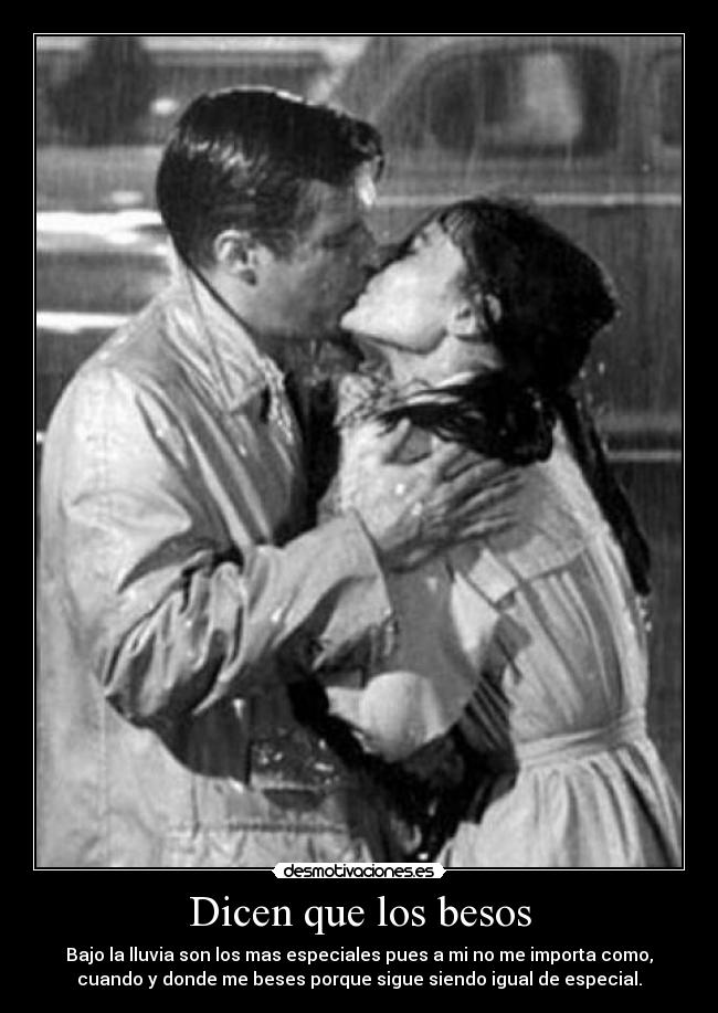 carteles besos dicen que los besos desmotivaciones