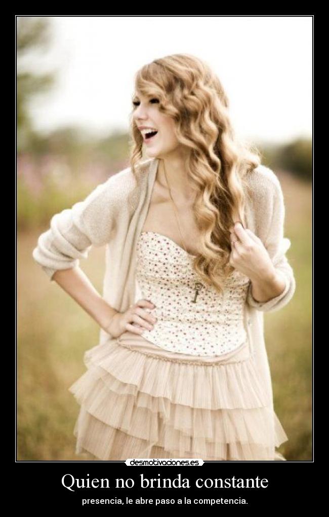 Quien no brinda constante - 