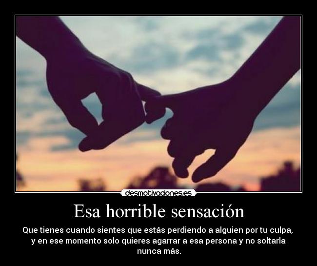 Esa horrible sensación - 