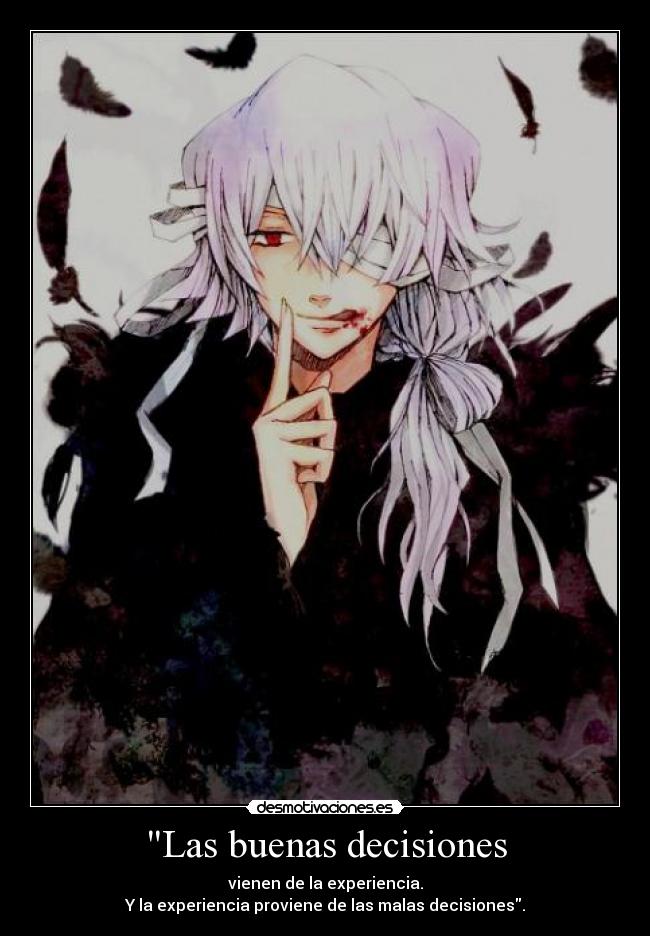 Las buenas decisiones - 