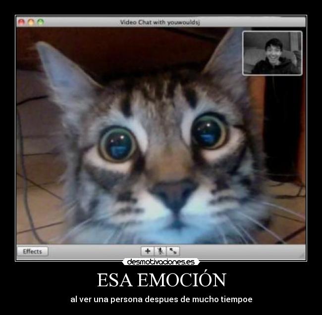 ESA EMOCIÓN - al ver una persona despues de mucho tiempoe