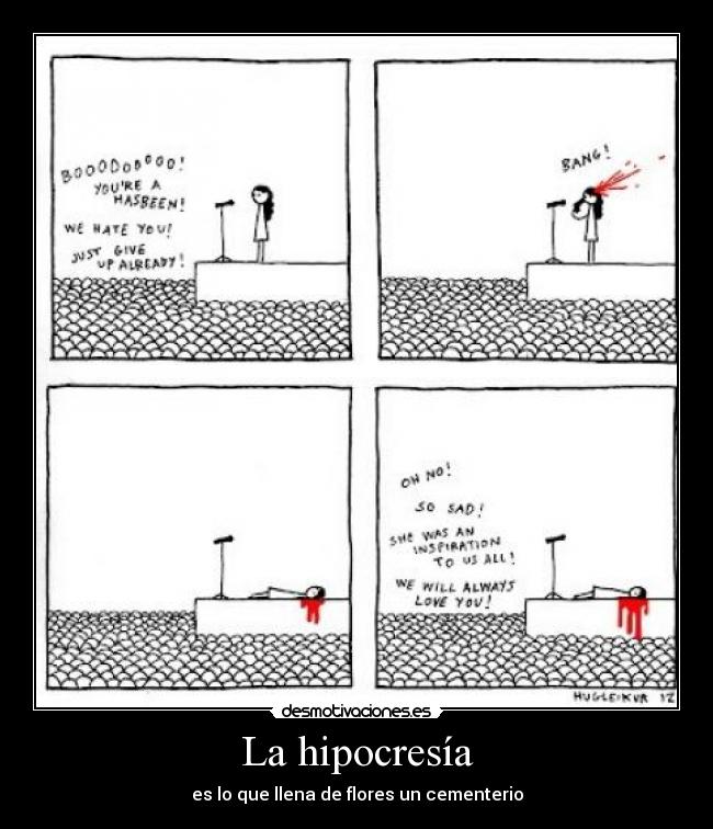 La hipocresía -