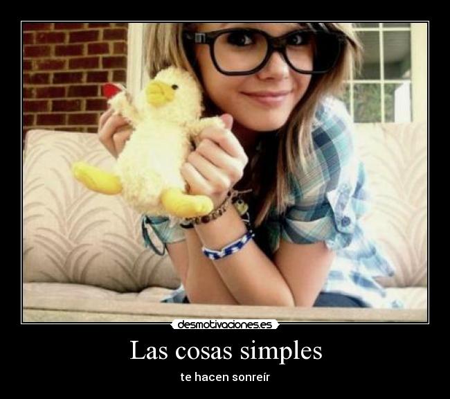 Las cosas simples -