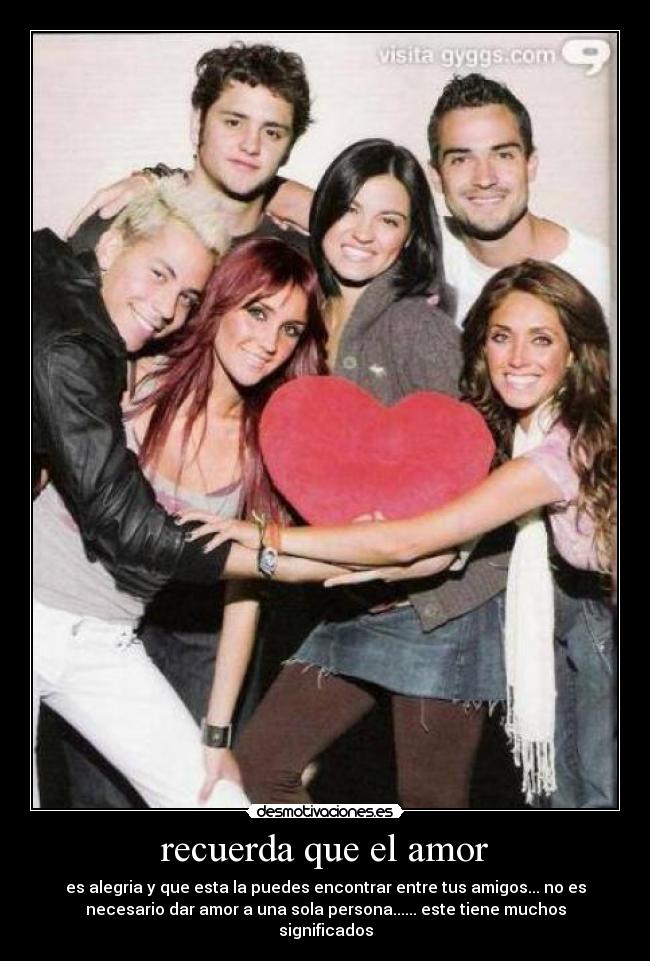 recuerda que el amor -