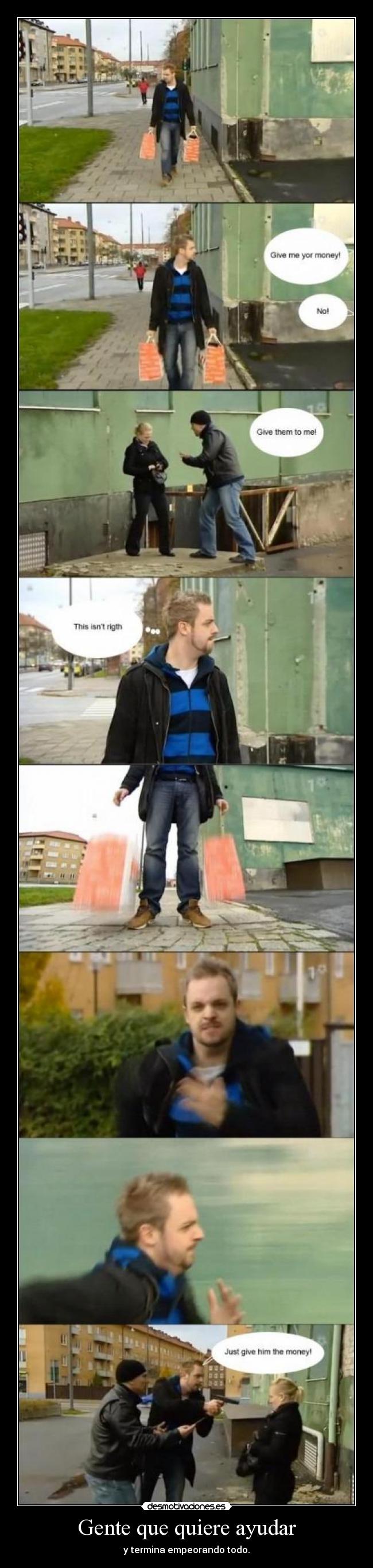 Gente que quiere ayudar - 