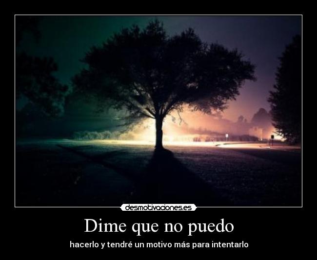 Dime que no puedo - 