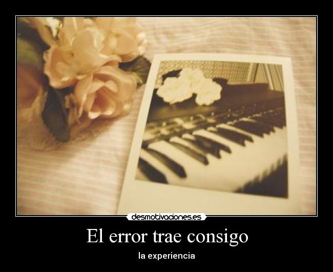 El error trae consigo - 