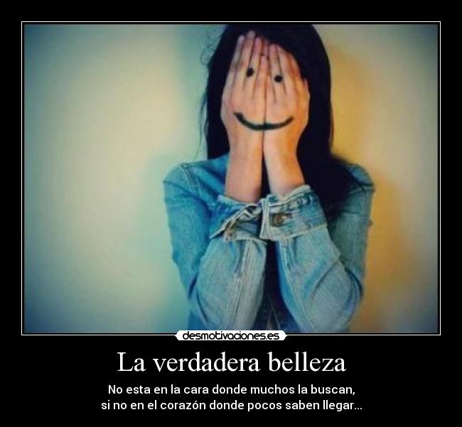 La verdadera belleza -