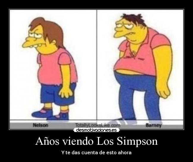 Años viendo Los Simpson - 