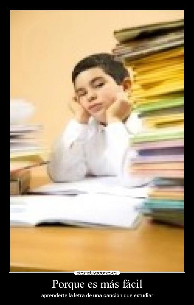 Porque es más fácil -