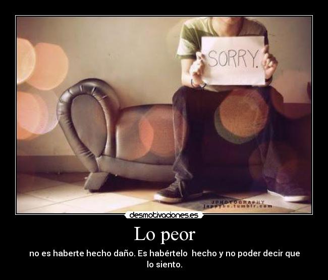 Lo peor - 