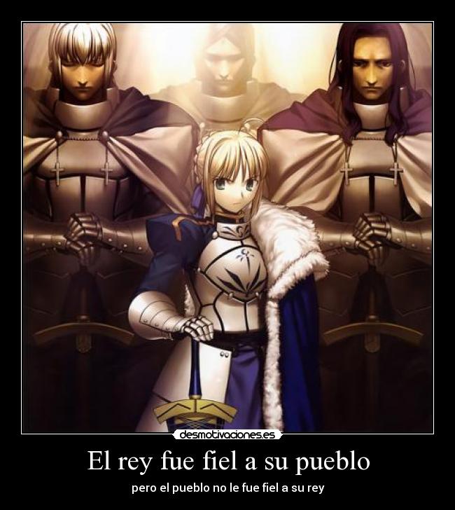 El rey fue fiel a su pueblo - 