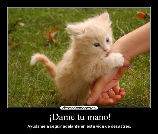 ¡Dame tu mano! -