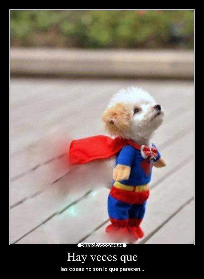 Hay veces que -