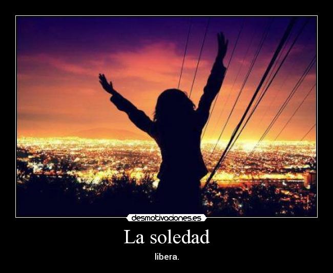 La soledad - libera.