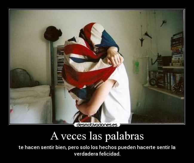 A veces las palabras -