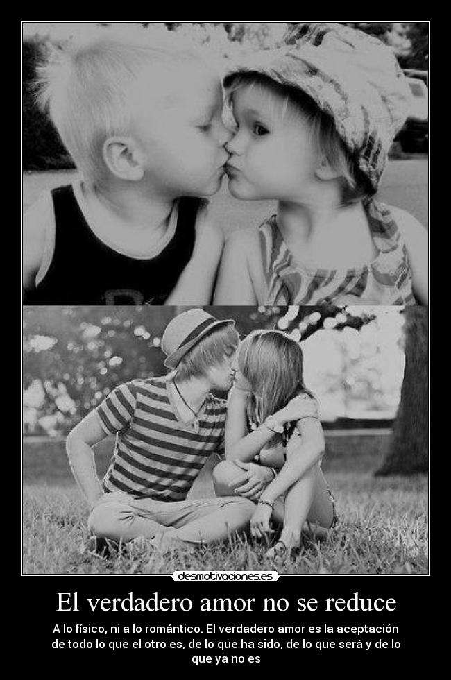 El verdadero amor no se reduce -