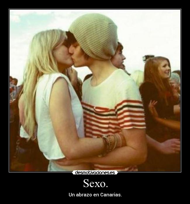 Sexo. - Un abrazo en Canarias.