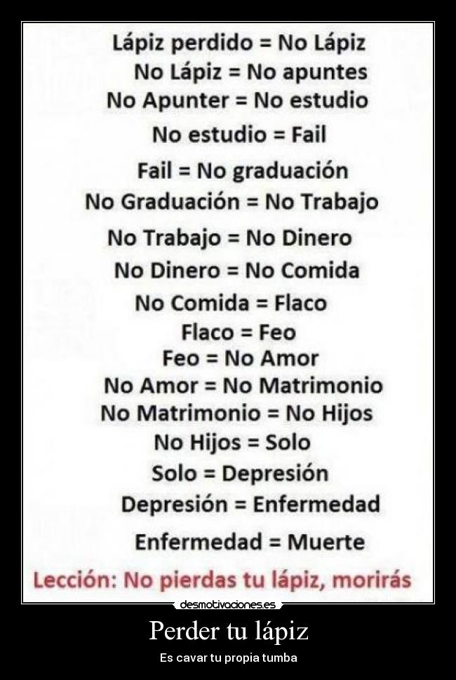 carteles lapiz desmotivaciones