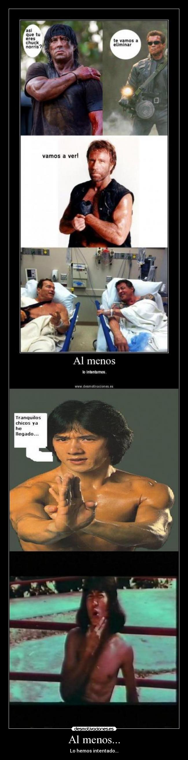 Al menos... -