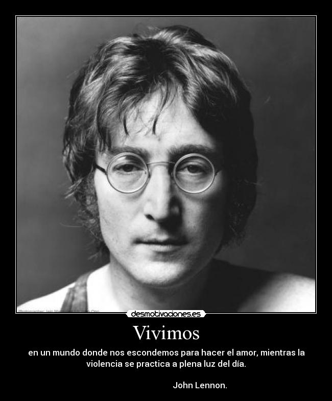 carteles sabias palabras john lennon andreszambrano desmotivaciones