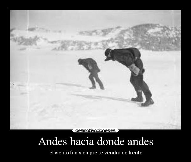 Andes hacia donde andes - 