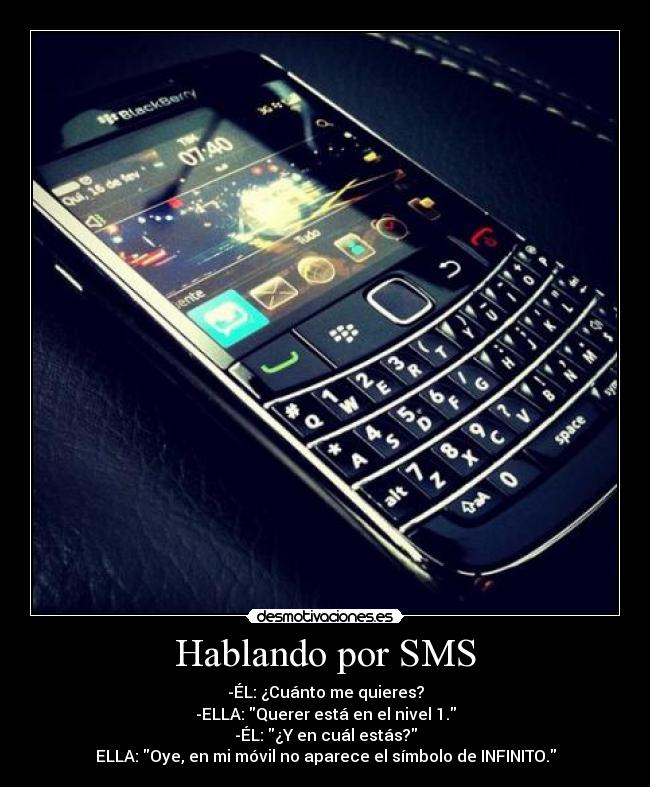 Hablando por SMS -