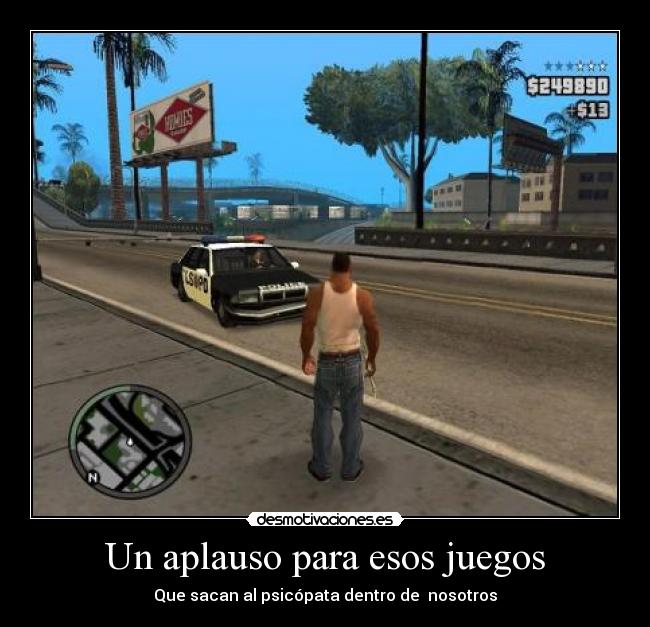 carteles gta desmotivaciones