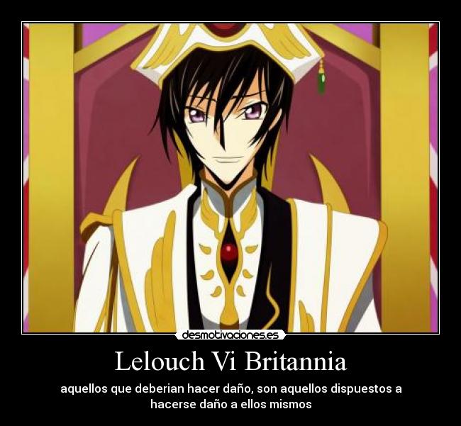 carteles code geass lelouch desmotivaciones