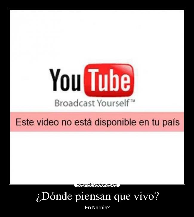 ¿Dónde piensan que vivo? - 